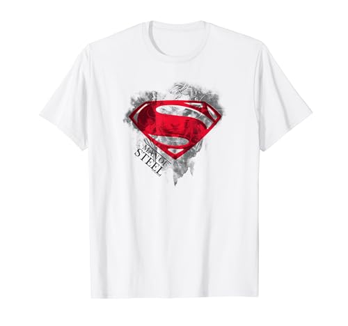 Superman Man of Steel Face & Logo T Shirt T-Shirt von DC Comics