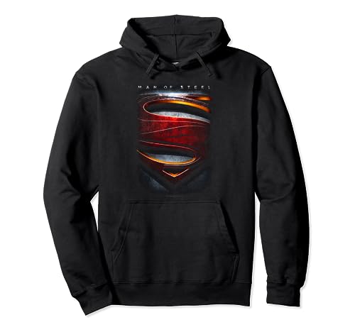 Superman Man of Steel Large Shield Pullover Hoodie von DC Comics