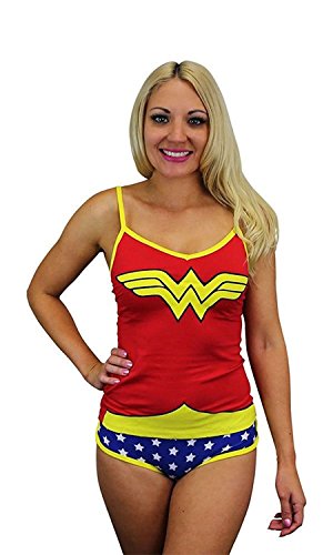 Wonder Woman Glow in the Dark Frauen Cami / Panty Set - Large von DC Comics