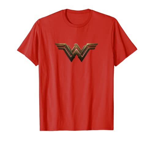 Wonder Woman Gold Logo T Shirt T-Shirt von DC Comics