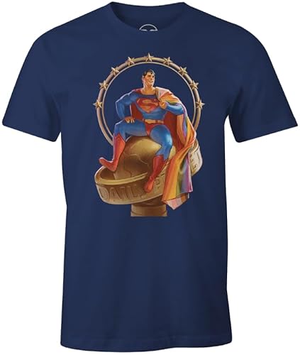 dc comics Herren Medcomits006 T-Shirt, Königsblau, M von DC Comics