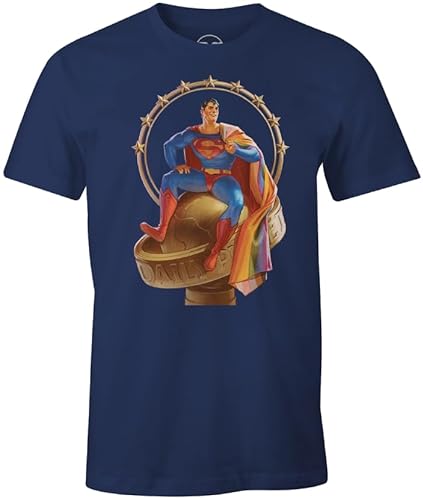 dc comics Herren Medcomits006 T-Shirt, Königsblau, XL von DC Comics