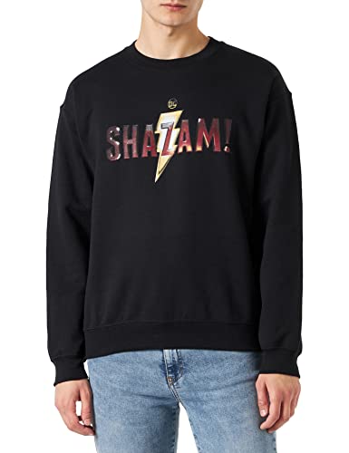 dc comics Herren Meshazmsw003 Sweatshirt, Schwarz, L von DC Comics