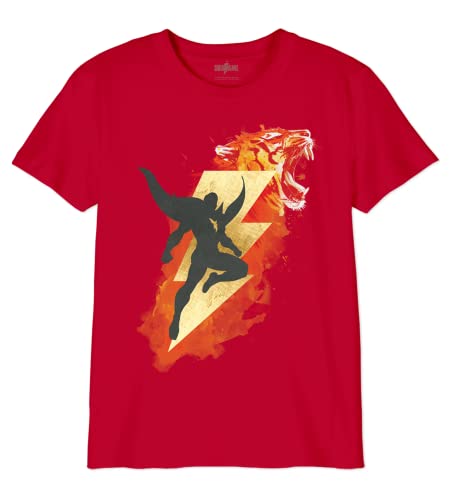 dc comics Jungen Boshazmts004 T-Shirt, rot, 6 Jahre von DC Comics