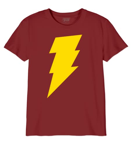 dc comics Jungen Boshazots001 T-Shirt, Burgunderrot, 8 Jahre von DC Comics