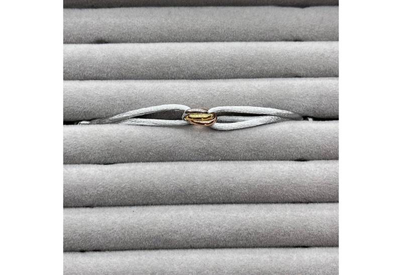 DC Jewelry Armband 925 Silber Einigkeitsarmband Tricolor, Silberschmuck für Damen & Herren von DC Jewelry