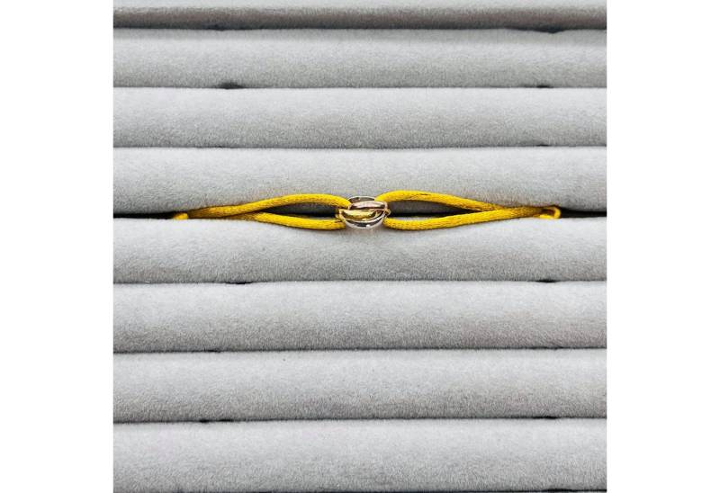 DC Jewelry Armband 925 Silber Trinitiy Armband Tricolor, Silberschmuck für Damen & Herren von DC Jewelry