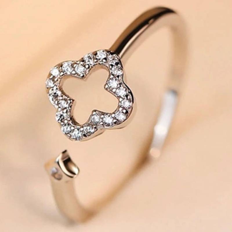 DC Jewelry Fingerring Kleeblatt Ring DC Jewelry Fingerring Kleeblatt Ring von DC Jewelry