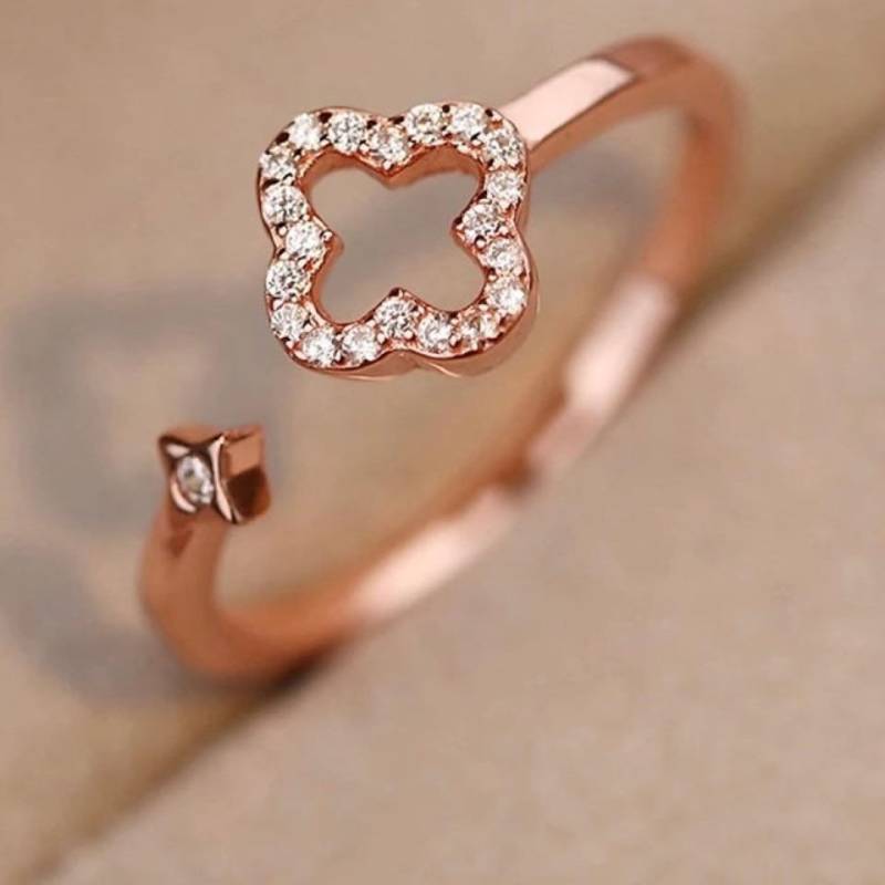 DC Jewelry Fingerring Kleeblatt Ring DC Jewelry Fingerring Kleeblatt Ring von DC Jewelry