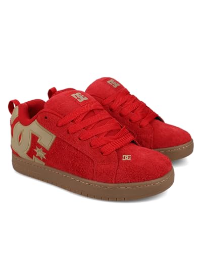 DC Court Graffik Se Skateschuh für Herren, Rot/Ausflug, einfarbig (Getaway Solids), 42 EU von DC Shoes