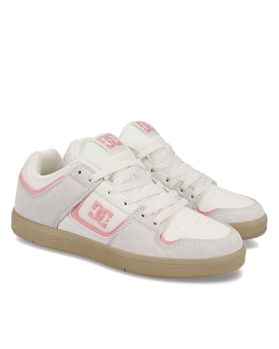 DC Cure Damen-Sneaker, Offwht/Pnk/Gum, 38.5 EU DC Cure Damen-Sneaker, Offwht/Pnk/Gum, 38.5 EU von DC Shoes