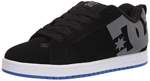 DC Herren Court Graffik Skate-Schuh, Schwanrz/Grau/Blau, 44 EU von DC Shoes