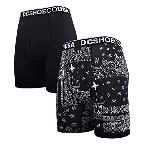 DC Herren Micro Performance Mesh Boxershorts Retroshorts, Schwarz (2er-Pack), Small von DC Shoes