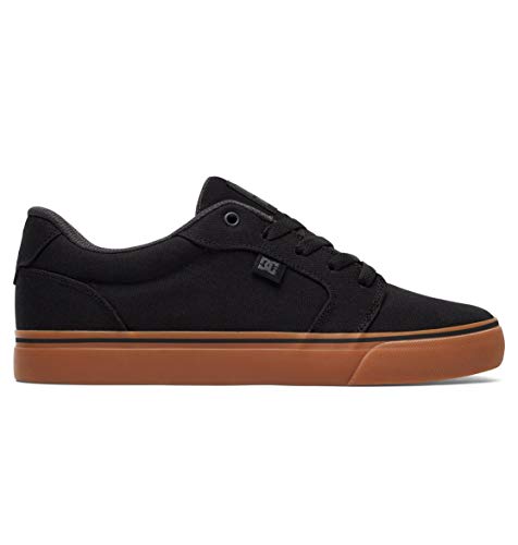 DC Shoes - Anvil Tx, Klassische Schnürung für Herren, Schwarz Gummi - Größe: 44 EU von DC Shoes