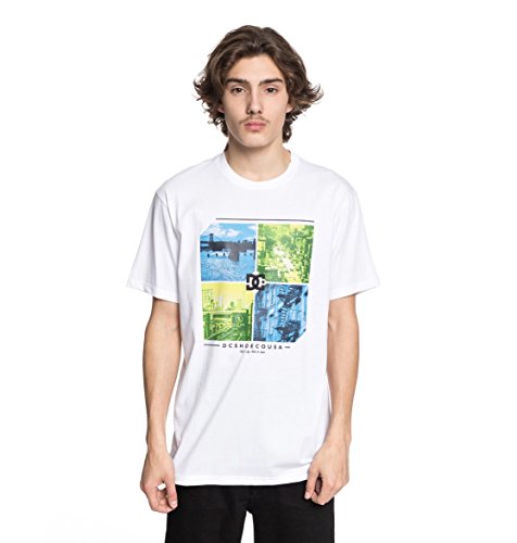 DC Shoes City to State - T-Shirt for Men - T-Shirt - Männer - L - Weiss von DC Shoes