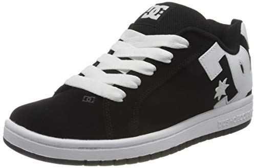 DC Shoes Jungen Court Graffik Skate Shoe, Black White, 32.5 EU von DC Shoes