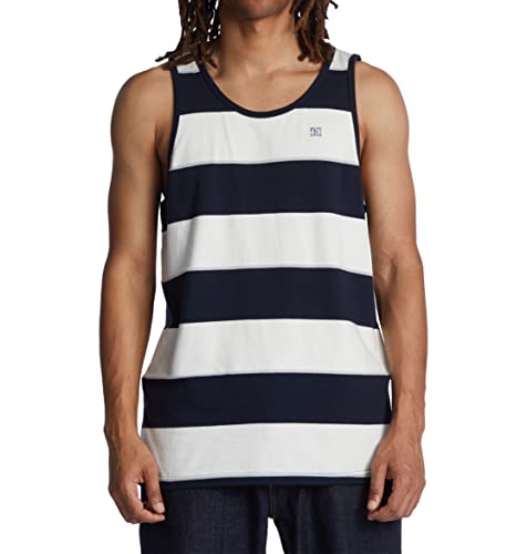 DC Shoes Crate Stripe - Vest for Men - Tank-Top - Männer - XL - Blau von DC Shoes