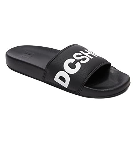 DC Shoes Herren DC Slide Badeschuhe, Schwarz (Black/White BKW) von DC Shoes