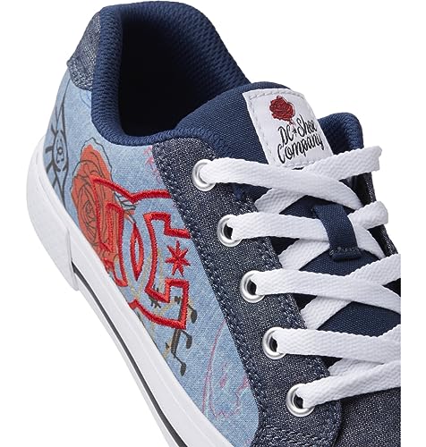 DC Shoes Damen Chelsea Sneaker, Heather Dark Denim, 40 EU von DC Shoes