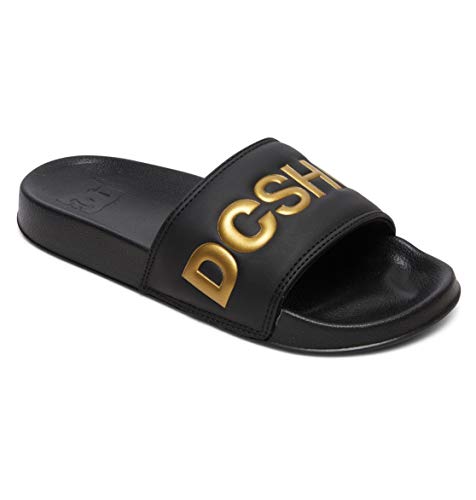 DC Shoes Damen DC Slide SE Badeschuhe, Schwarz (Black/Gold Bg3) von DC Shoes