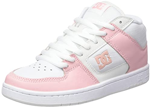 DC Shoes Damen Manteca 4 HI Sneaker, White/PINK, 37 EU von DC Shoes