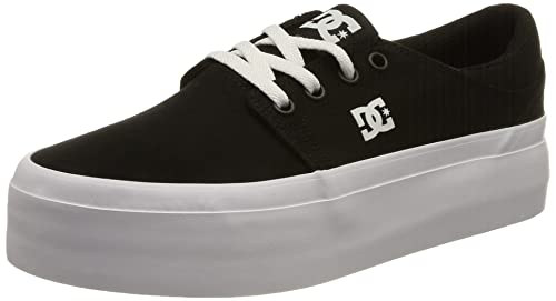 DC Shoes Damen Trase Platform Sneaker, Black/White, 36 EU von DC Shoes