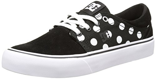 DC Shoes Damen Trase Se Niedrige Sneaker, Black White Print, 36 EU von DC Shoes