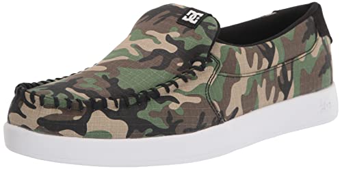 DC Herren Villian Casual Slip on Skate-Schuh, Military Camo, 44.5 EU von DC