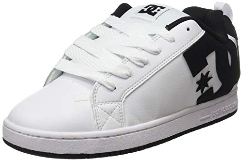 DC Shoes Herren Court Graffik Low-Top Sneaker, white/black/black, 53.5 EU von DC Shoes