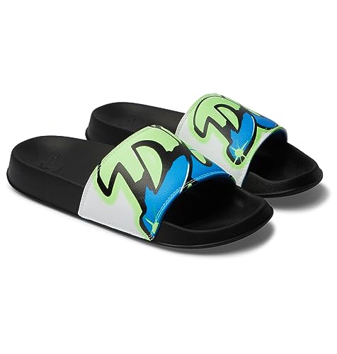 DC Shoes Herren DC Slide Sandale, Black/Stencil, 38 EU von DC Shoes