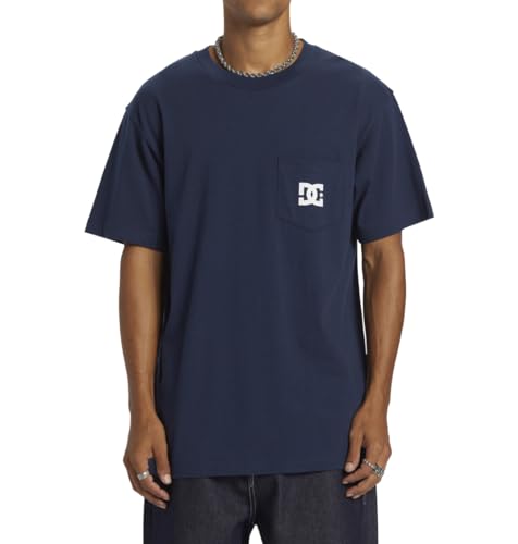 DC Shoes Herren DC Star Pocket HSS T-Shirt, Dress Blues, XL von DC Shoes