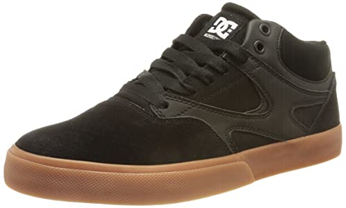 DC Shoes Herren Kalis Vulc Mid Sneaker, Black/Black/Gum, 36 EU von DC Shoes