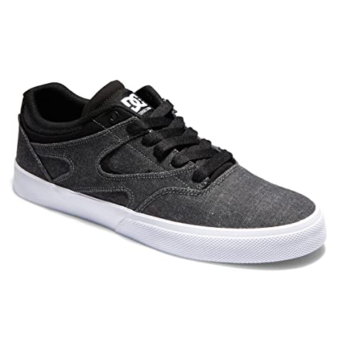 DC Shoes Herren Kalis Vulc Sneaker, Black/Grey/Grey, 38 EU von DC Shoes