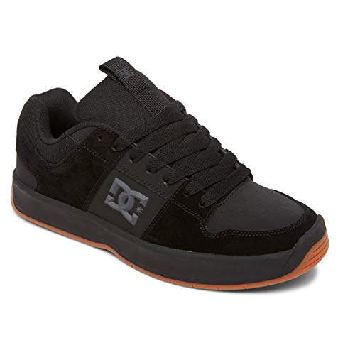 DC Shoes Herren Lynx Zero-Leather Shoes for Men Sneaker, Black/Gum, 36.5 EU von DC Shoes