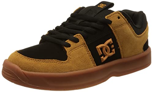 DC Shoes Herren Lynx Zero-Leather Shoes for Men Sneaker, Black/Wheat, 40 EU von DC Shoes