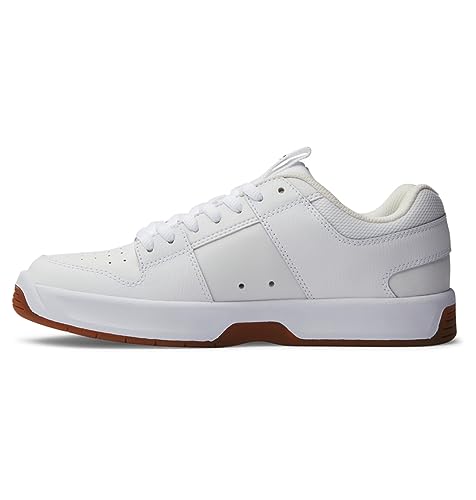 DC Shoes Herren Lynx Zero Sneaker, White/White/Gum, 45 EU von DC Shoes