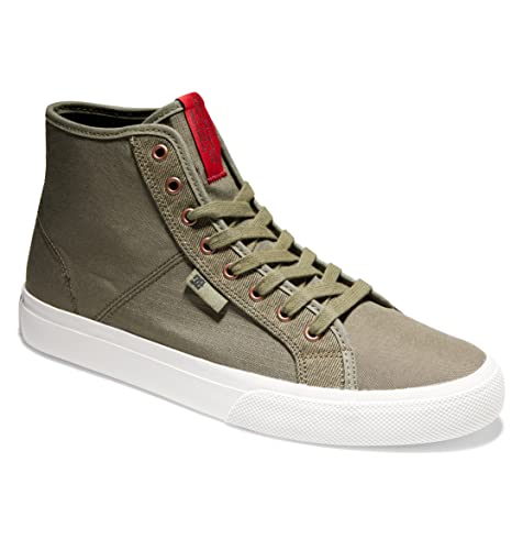 DC Shoes Herren Manual-High-Top Shoes for Men Sneaker, Olive/Military, 36 EU von DC Shoes