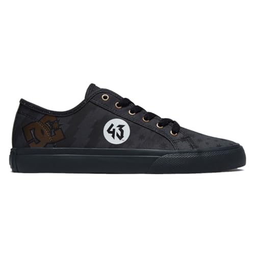 DC Shoes Herren Manual Skate-Schuh, Grau/Schwarz, 42.5 EU von DC Shoes