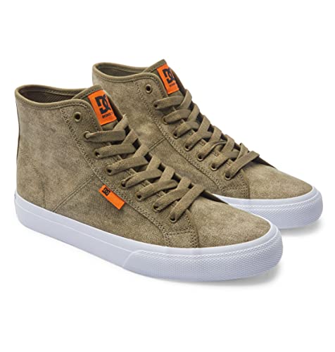 DC Shoes Herren Manual Sneaker, Washed Olive, 41 EU von DC Shoes