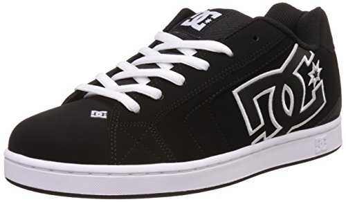 DC Shoes Herren NET Sneaker, Schwarz (Black/Black/White), 45 EU von DC Shoes