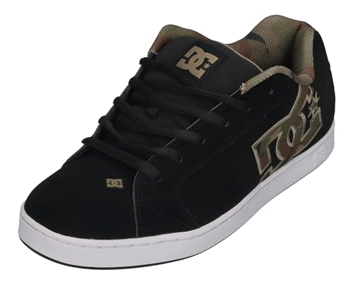 DC Shoes Herren Net Sneaker, Black/Green/Black, 44 EU von DC Shoes