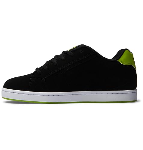 DC Shoes Herren Net Sneaker, Black/Lime Green, 42 EU von DC Shoes