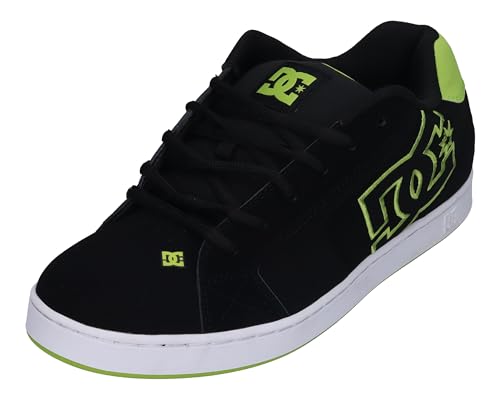 DC Shoes Herren Net Sneaker, Black/Lime Green, 46 EU von DC Shoes