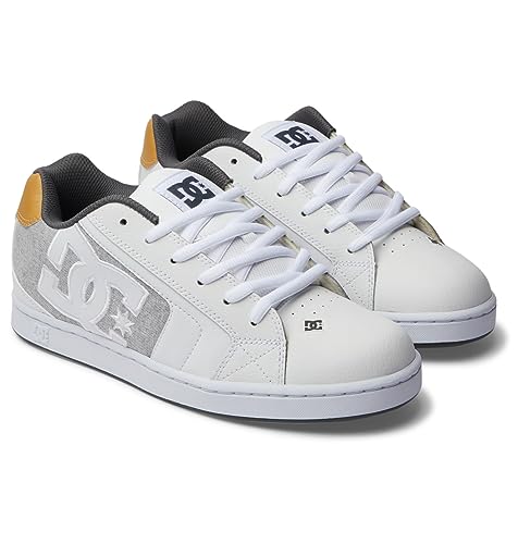 DC Shoes Herren Net Sneaker, White/White/LT Grey, 39 EU von DC Shoes