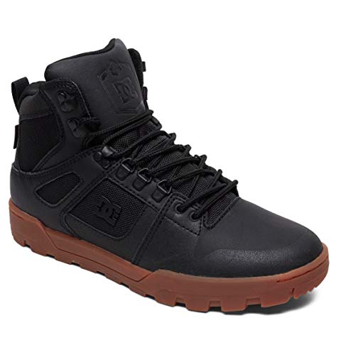 DC Shoes Herren Pure HIGH-TOP Winter Boot Sneaker, Black/Gum, 40.5 EU von DC Shoes