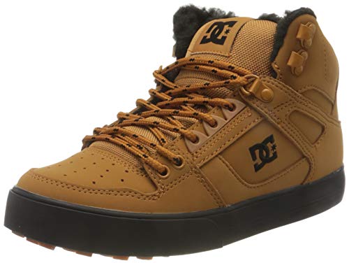 DC Shoes Herren Pure High-top Wc Winter Sneaker, Wheat Black, 39 EU von DC Shoes