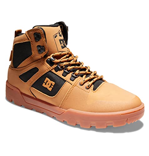 DC Shoes Herren Pure High-top Wr Bootsschuh, Wheat Black, 48.5 EU von DC Shoes