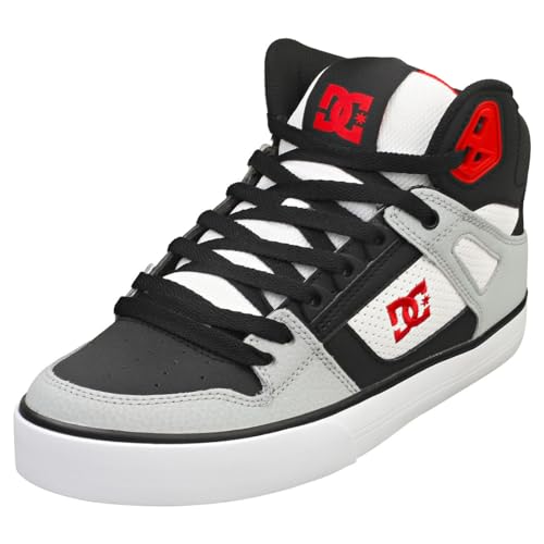 DC Shoes Herren Pure SE Sneaker, Black/Grey/RED, 45 EU von DC Shoes