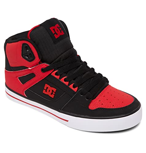 DC Shoes Herren Puur Sneaker, Fiery Red White Black, 38 EU von DC Shoes