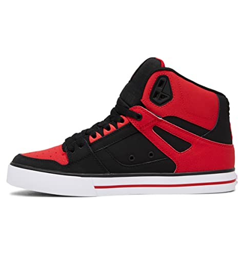 DC Shoes Herren Pure Sneaker, Fiery Red White Black, 38.5 EU von DC Shoes